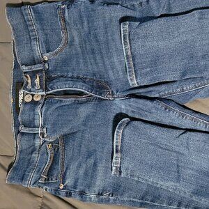 Express Jeans - stretch plus cropped legging high rise - size 6